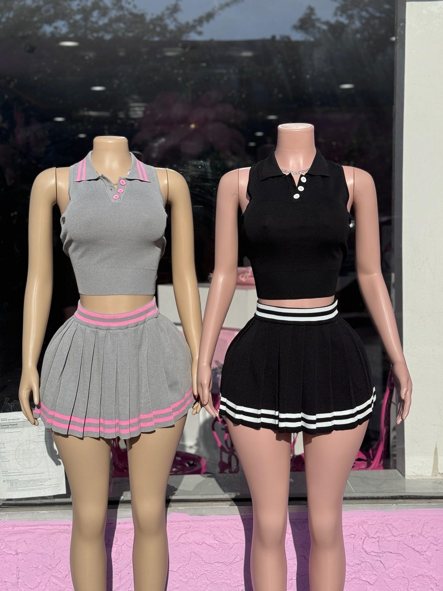 Tennis Skirt set