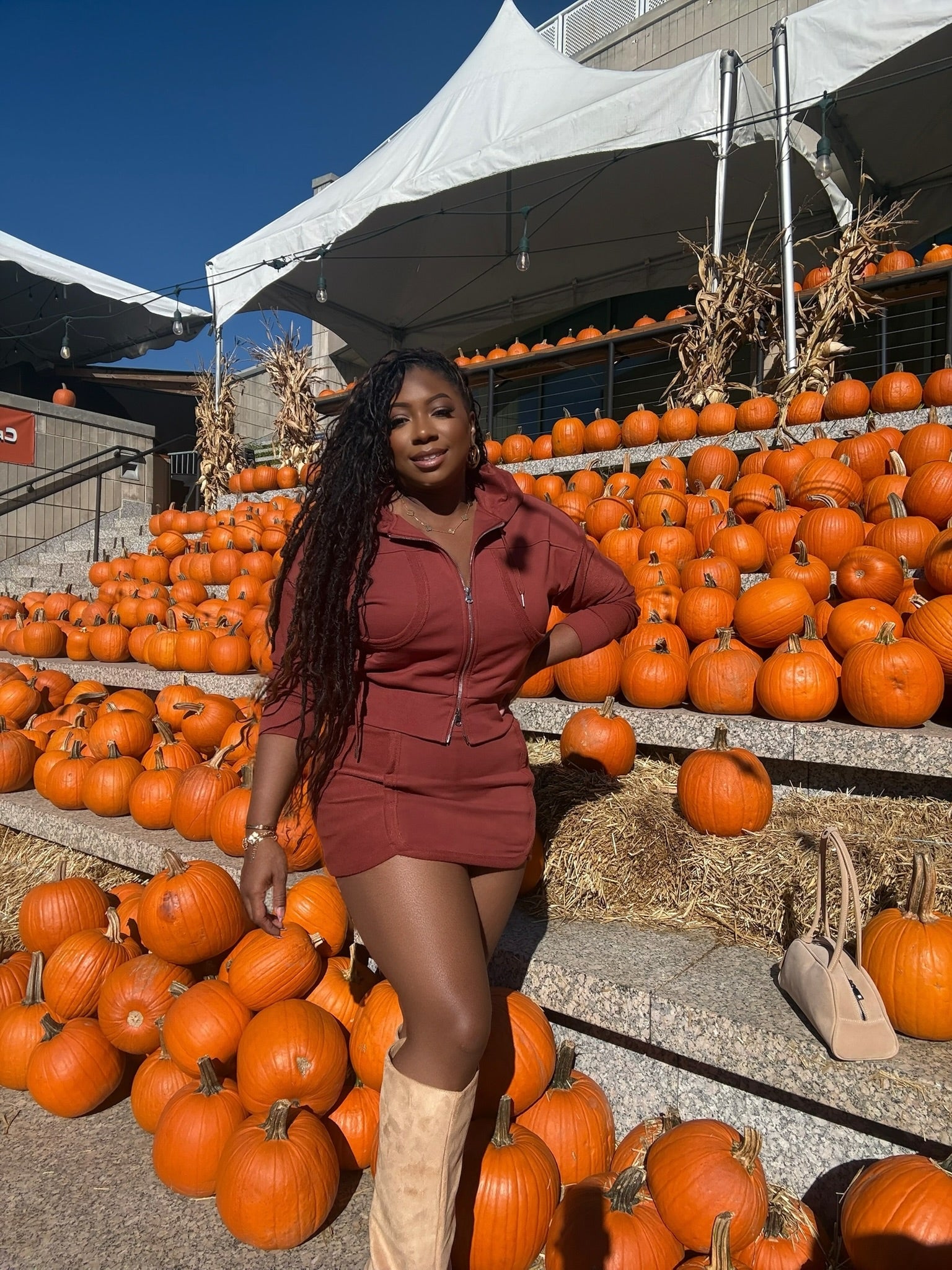 Spiced skirt set