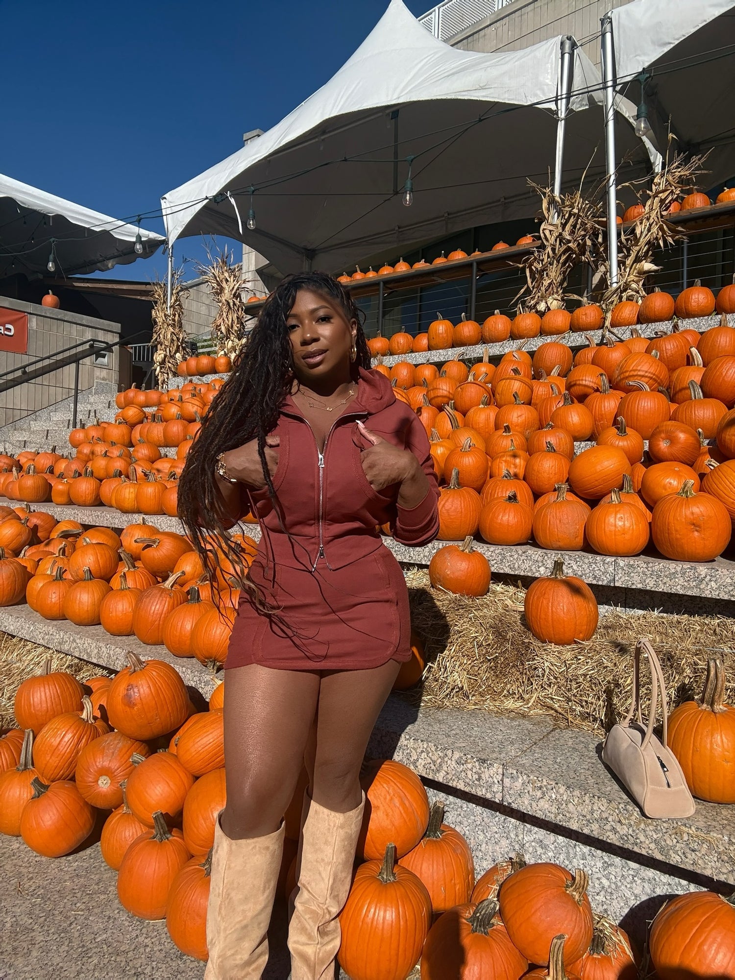 Spiced skirt set