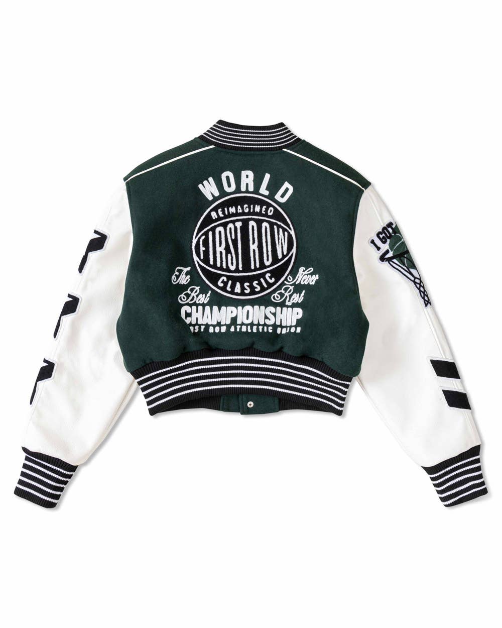 CROPPED VARSITY JACKET