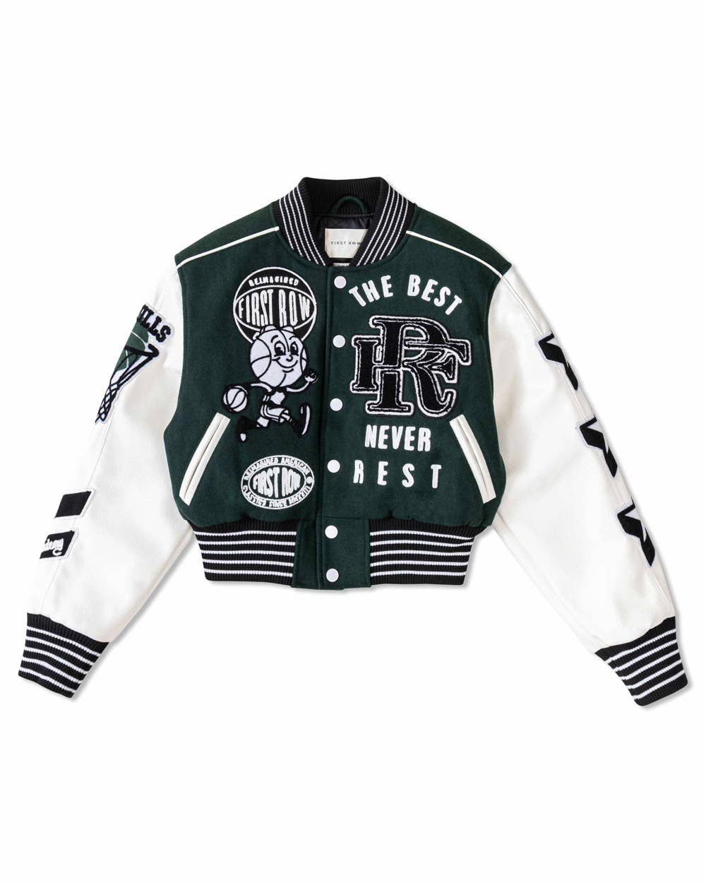 CROPPED VARSITY JACKET